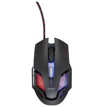 Acer NITRO GAMING MOUSE II - herní myš optická,  max. 7200dpi (6 úrovní - 800-7200), 7 typů podsvícení, 6 tlačítek