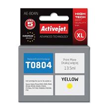 ActiveJet Ink cartridge Eps T0804 R265/R360/RX560 Yellow - 12 ml     AE-804