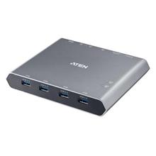 Aten US3311-AT-G 2-portový 4K DisplayPort USB-C Dokovací přepínač KVM s PD pass-throught