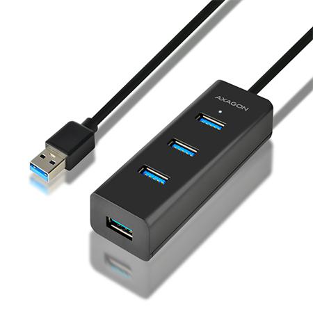 AXAGON 4x USB3.0 CHARGING hub 1.2m cable,