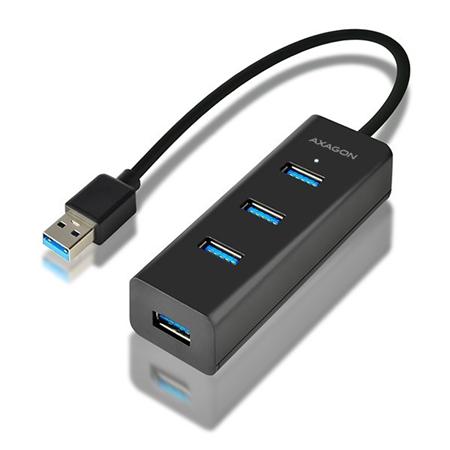 AXAGON 4x USB3.0 CHARGING hub, microUSB