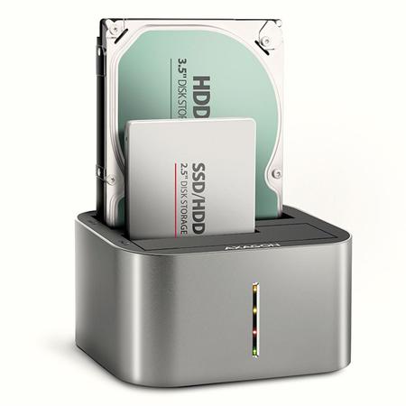 AXAGON ADSA-DC, USB-C 5Gbps - 2x SATA 6G