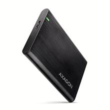 Axagon EE25-A6M SuperSpeed USB 3.2 Gen 1 typ A-M, externí hliníkový box pro 2,5" SATA SSD/HDD disky, bezšroubkový