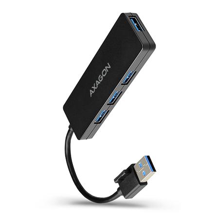 AXAGON HUE-G1A, 4x USB 3.2 Gen 1 SLIM hub, kabel