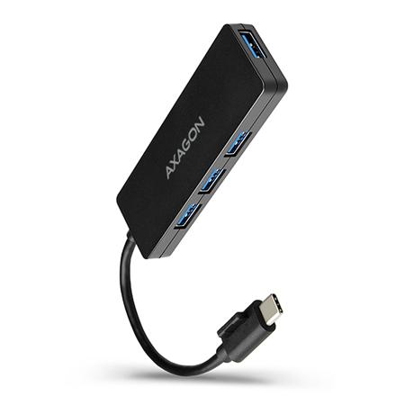 AXAGON HUE-G1C, 4x USB 3.2 Gen 1 SLIM hub, kabel