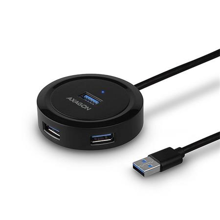 AXAGON HUE-P1A, 4x USB 3.2 Gen 1 ROUND hub, micro