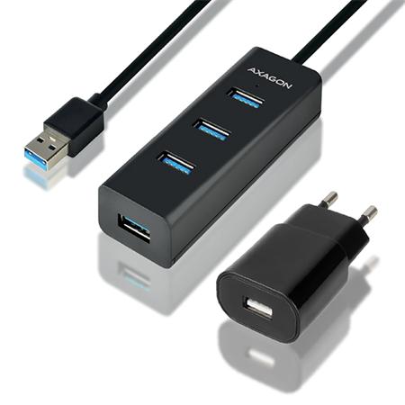 AXAGON HUE-S2BP, 4x USB3.0 CHARGING hub 1.2m