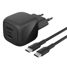 Belkin BOOST CHARGE™ 45W USB-C Power Delivery PPS nástěnná nabíječka + 1m USB-C na USB-C kabel, černá