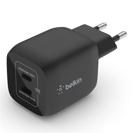 Belkin Duální 45W USB-C Power Delivery GaN PPS