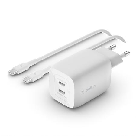 Belkin Duální 65W USB-C PD GaN PPS nástěnná