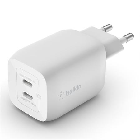 Belkin Duální 65W USB-C PD GaN PPS nástěnná