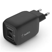 Belkin Duální 65W USB-C Power Delivery GaN PPS nástěnná nabíječka, černá