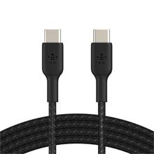 Belkin USB-C na USB-C kabel, 1m, černý - odolný