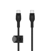 Belkin USB-C na USB-C kabel, 2m, černý - odolný PRO Flex