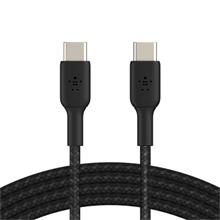 Belkin USB-C na USB-C kabel, 2m, černý - odolný