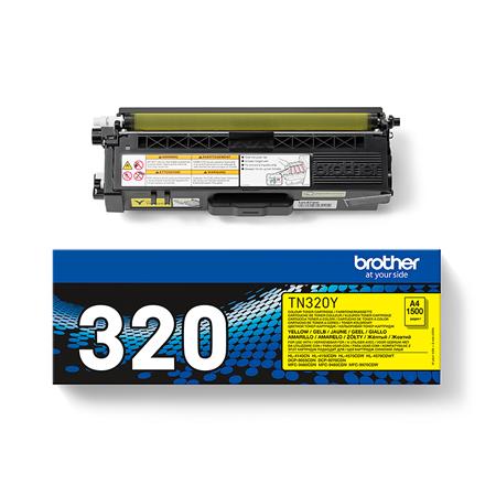 Brother TN-320Y, toner yellow, 1 500