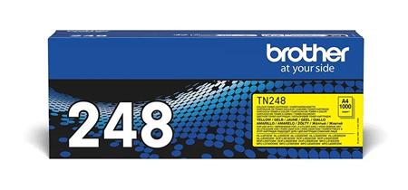 Brother - TN248Y, yellow toner (až 1 000