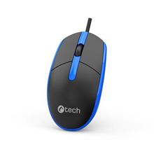 C-TECH myš WM-10, USB, 1200 DPI, černo - modrá