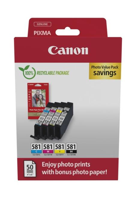 Canon cartridge INK CLI-581 BK/C/M/Y PHOTO