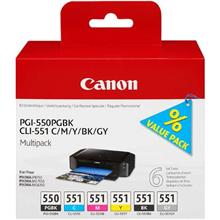 Canon PGI-550 + CLI-551 C/M/Y/BK/GY  Multi pack