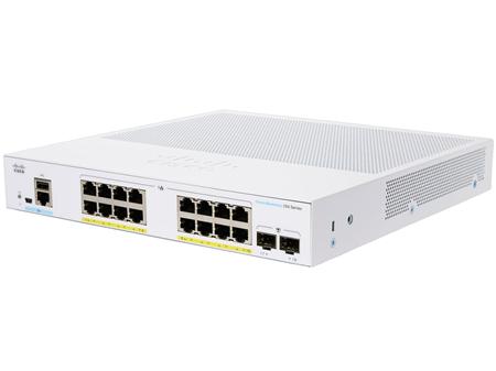 CBS250 Smart 16-port GE, PoE, 2x1G