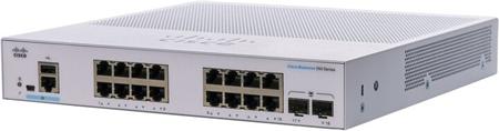 Cisco CBS350 Managed 16-port GE, 2x1G SFP -