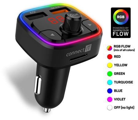 CONNECT IT CarRGB Bluetooth transmitter,
