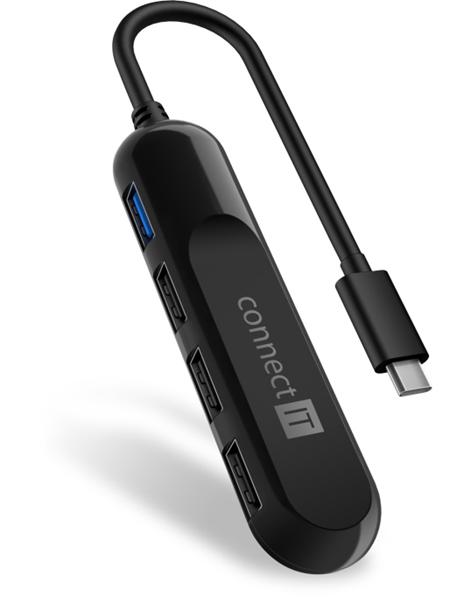 CONNECT IT USB-C hub USB 3.0, externí,