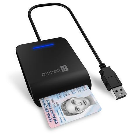 CONNECT IT USB čtečka eObčanek a čipových karet,