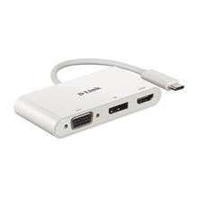 D-Link 3-in-1 USB-C to HDMI/VGA/DisplayPort Adapter