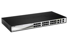 D-Link DGS-1210-28P 24x PoE 10/100/1000 Base-T port with 4 x 1000Base-T /SFP ports- 24 x PoE 10/100/1000Mbps