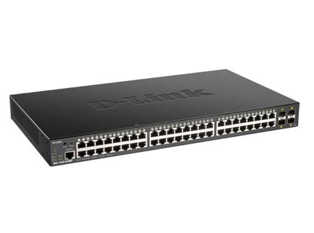 D-Link DGS-1250-52XMP Smart switch 48x Gb PoE+,