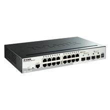 D-Link DGS-1510-20 20-Port Gigabit Stackable SmartPro Switch including 2 SFP ports and 2 x 10G SFP+ ports- 16 x 10/10 