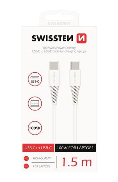 DATOVÝ KABEL SWISSTEN TPE USB-C/USB-C POWER