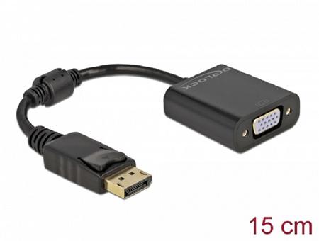 Delock Adaptér DisplayPort 1.2 samec na VGA