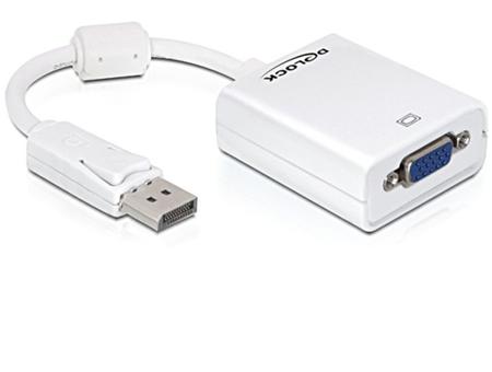 Delock adaptér DisplayPort (samec) na VGA