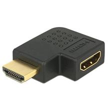 Delock adaptér HDMI A samec/samice, pravoúhlý, vlevo