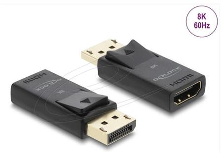 Delock Adaptér z Active DisplayPort 1.4 na HDMI,