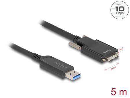 Delock Aktivní optický kabel USB 10 Gbps-A samec