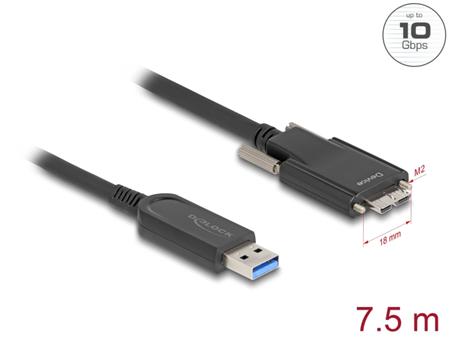 Delock Aktivní optický kabel USB 10 Gbps-A samec