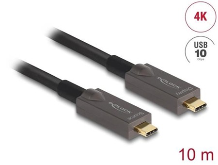 Delock Aktivní optický kabel USB-C™ 4K Video +