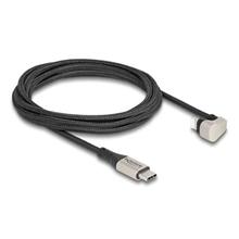 Delock Datový a nabíjecí kabel USB Type-C™ na Lightning™ pro iPhone™ a iPad™, 180°, pravoúhlá 2 m MFi