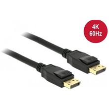 Delock Displayport 1.2 kabel samec > Displayport samec 4K 60 Hz 0,5 m