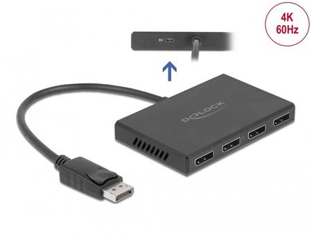 Delock DisplayPort 1.4 Splitter 1 x DisplayPort