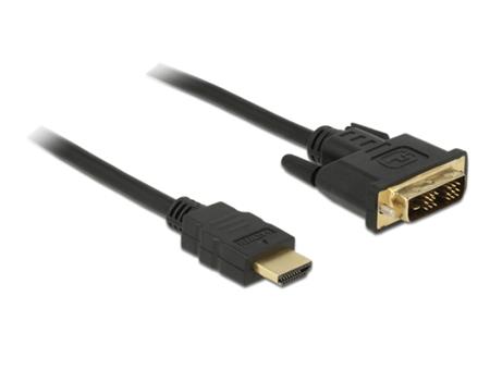 Delock DVI kabel – DVI-D 18+1 samec > HDMI A