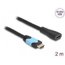 Delock High Speed HDMI prodlužovací kabel 48 Gbps 8K 60 Hz 2 m