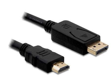 Delock kabel DisplayPort samec na HDMI samec,