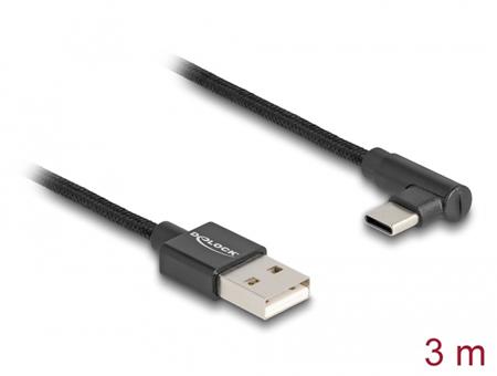 Delock Kabel USB 2.0 Typ-A samec na USB Type-C™