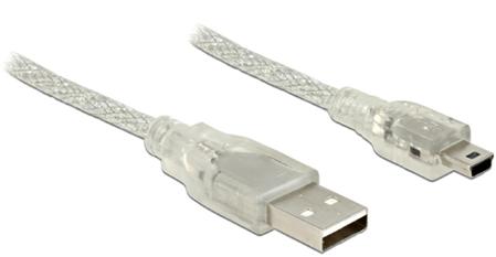 Delock Kabel USB 2.0 Typ-A samec > USB 2.0 Mini-B