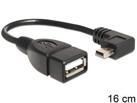 Delock kabel USB mini samec > USB 2.0-A samice